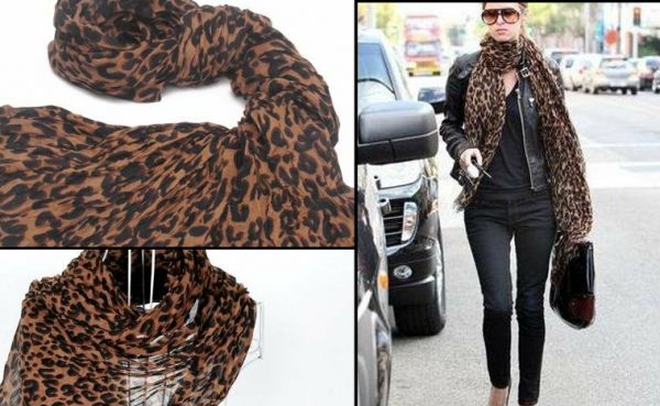 Cachecol Leopard Skin